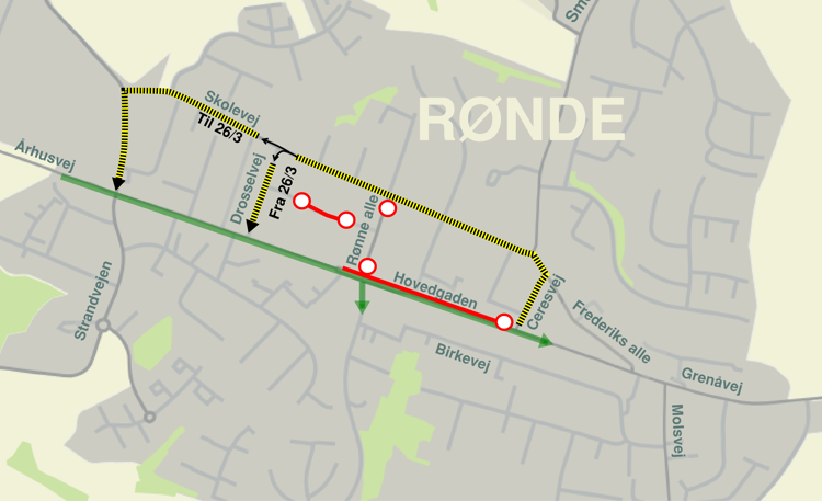 Etape Rønde fra 23. marts 2026